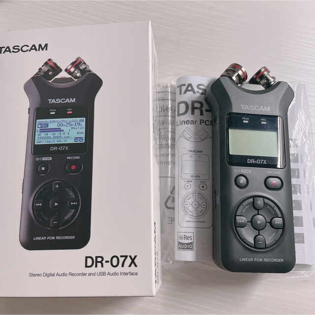 TASCAM　DR-07X　マイク