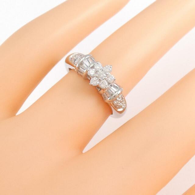 PT フラワー ダイヤモンド リング 0.50CT