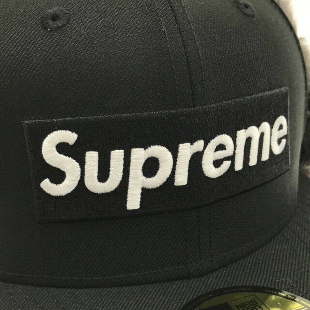 SUPREME シュプリーム 19AW×NEW ERA Ear Flap BOX LOGO Cap ニューエラ フライトキャップ イヤーフラップ  ボックスロゴキャップ 帽子 ブラック