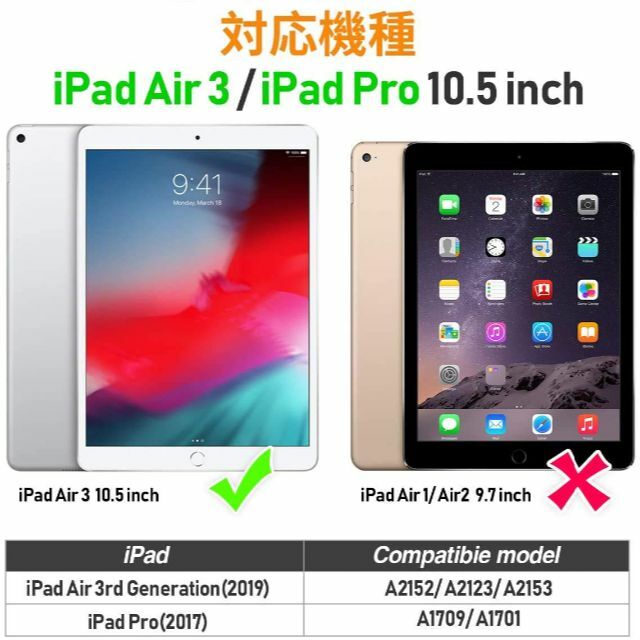 SIBEITU iPad Air3 ケース iPad Pro 10.5 ケース 6