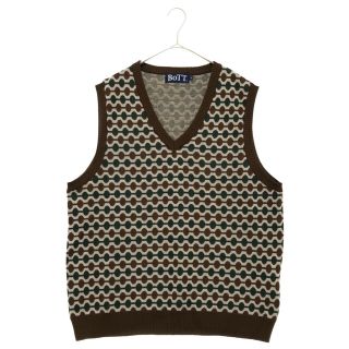 BoTT ボット 23SS Link Knit Vest リンク ニットベスト ベージュ(ベスト)