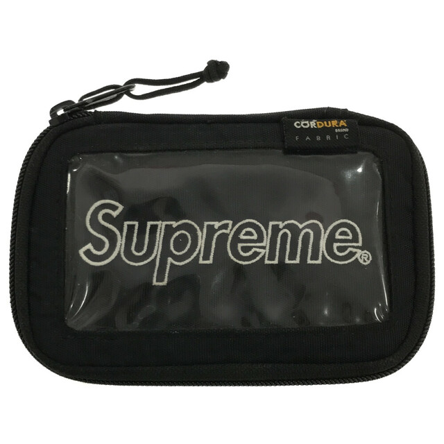 Supreme(シュプリーム)のSUPREME シュプリーム 19AW Small Zip Pouch ナイロンスモールジップポーチ ウォレット ブラック メンズのファッション小物(長財布)の商品写真