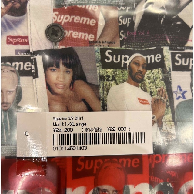 Supreme / Magazine S/S Shirt XLサイズ