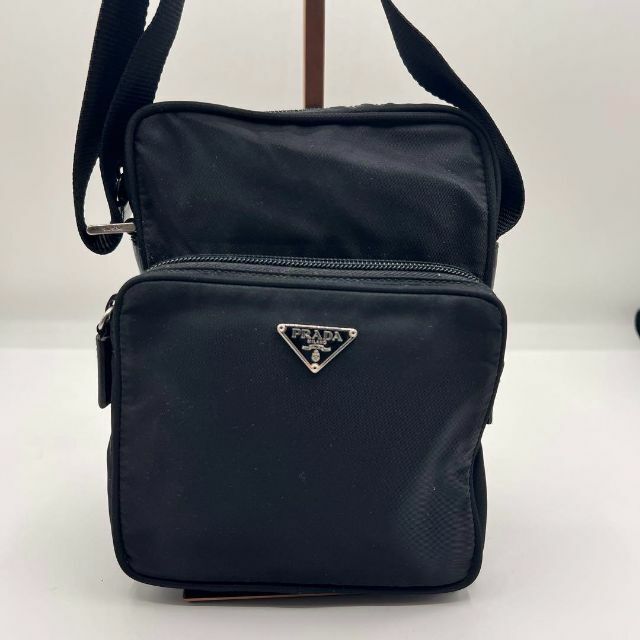 クーポン利用 PRADA プラダ ボックス ナイロン ブラック ミニ