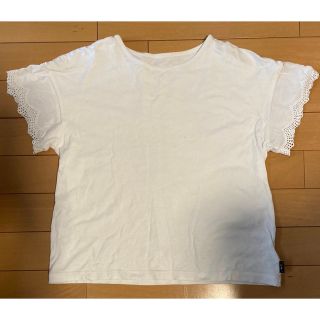 ベルメゾン(ベルメゾン)の袖切替　白Tシャツ　GITA 150(Tシャツ/カットソー)