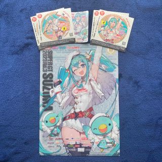 グッドスマイルカンパニー(GOOD SMILE COMPANY)の初音ミク　グッドスマイルレーシング　クリアファイル　ステッカー(その他)