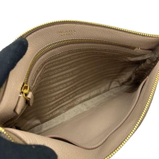 プラダ ショルダーバッグ 斜めがけ 1BH050 レザー 革 カメオ ベージュ系 普段使い レディース 女性 PRADA Shoulder Bag leather cammeo 22043