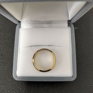 きれい (C6-20) K18 かまぼこ リング 指輪 19号 | dizmekaro.com