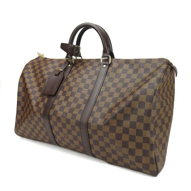 ルイ ヴィトン ダミエ キーポル50 ボストンバッグ N41427 PVC レディース LOUIS VUITTON 【228-32042】