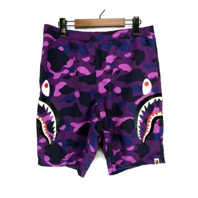 売れ筋新商品 A BATHING APE 00s~怒猿カモフラ 総柄パイル地 ショーツ