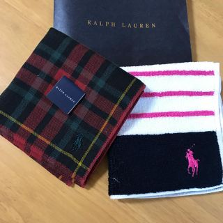 ラルフローレン(Ralph Lauren)の専用しばくに様 新品非売品ラルフローレンタオルハンカチ2枚セット(ハンカチ)