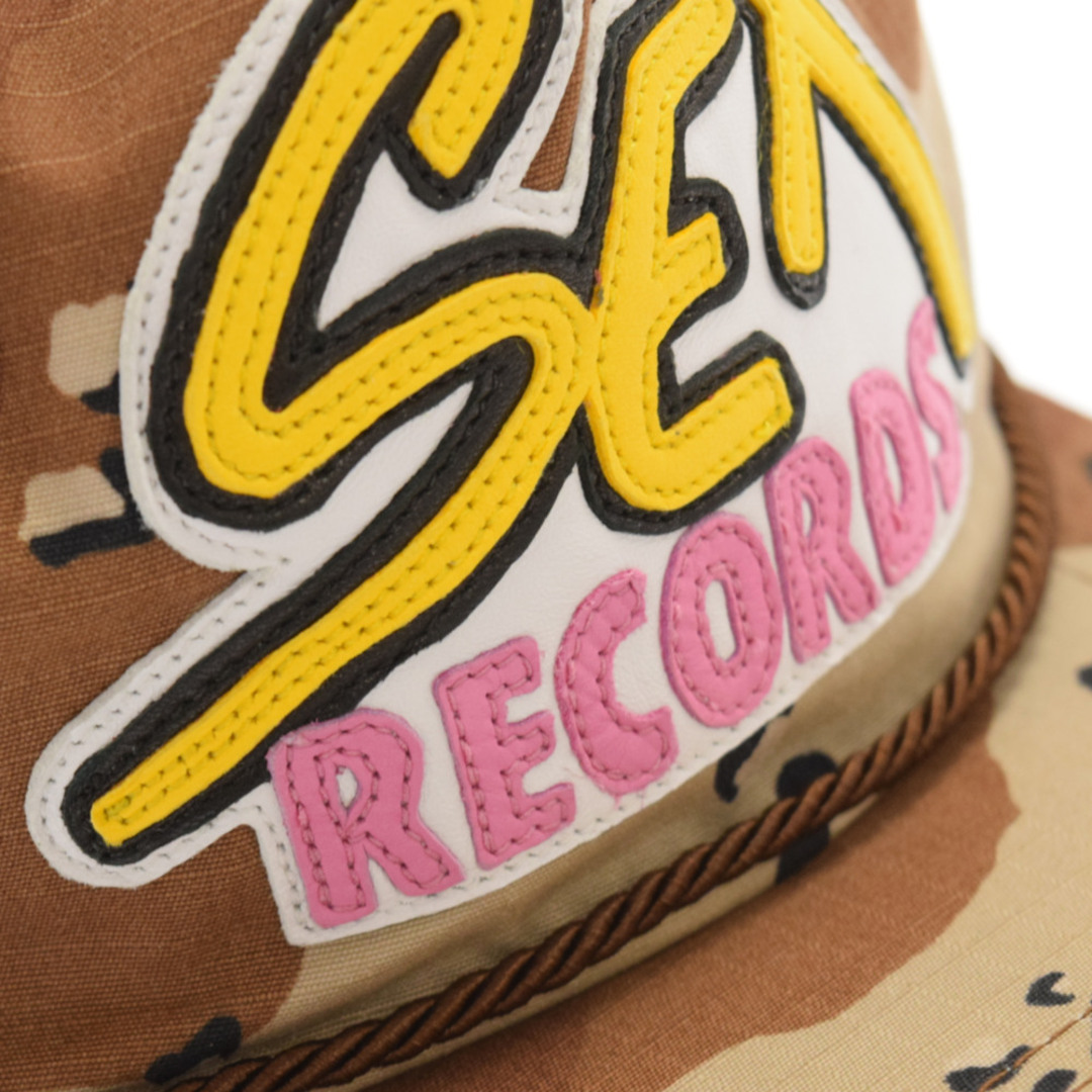 CHROME HEARTS クロムハーツ Matty Boy Sex Records 5 Panel Hat Camo マッティボーイ ファイブ パネル ハット キャップ カモ マルチカラー