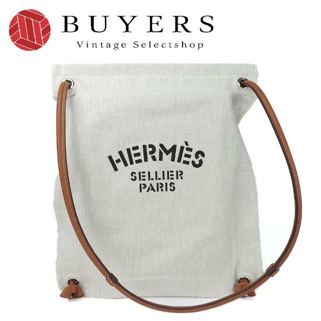 HERMES　アリーヌ　レザー　ブラック　□G刻印　2003年製　トートバッグ　メンズ　レディース　ユニセックス　シンプル　プレゼント包装可松前R56号店