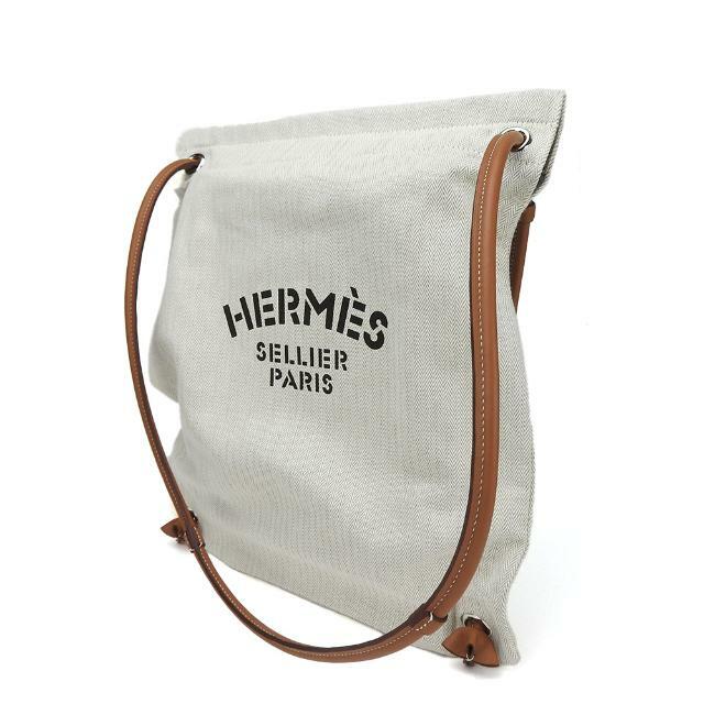 HERMES　アリーヌ　レザー　ブラック　□G刻印　2003年製　トートバッグ　メンズ　レディース　ユニセックス　シンプル　プレゼント包装可松前R56号店