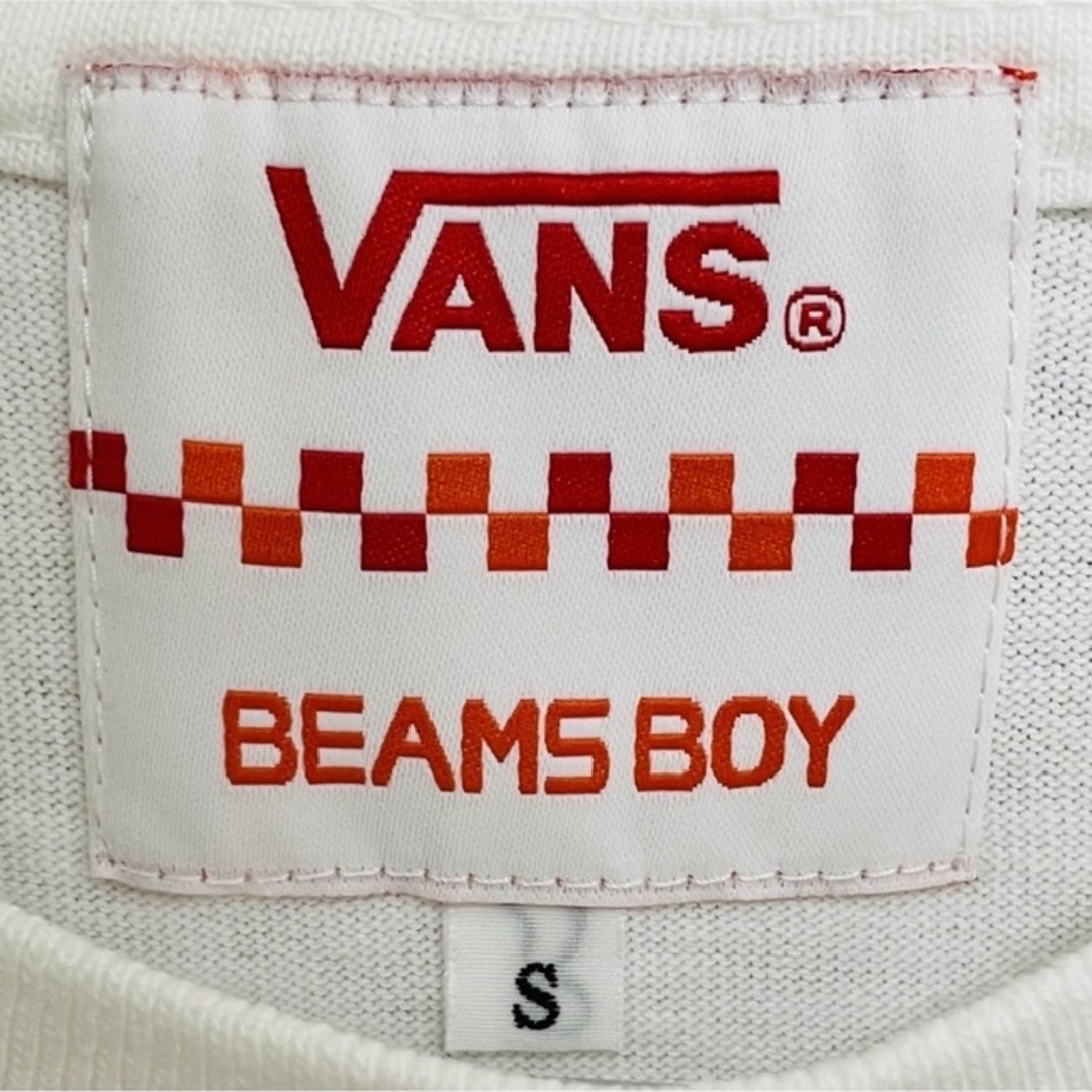 BEAMS BOY(ビームスボーイ)の【おまけ付き】VANS×BEAMS BOY  別注 ロゴ Tシャツ 美品 コラボ レディースのトップス(Tシャツ(半袖/袖なし))の商品写真