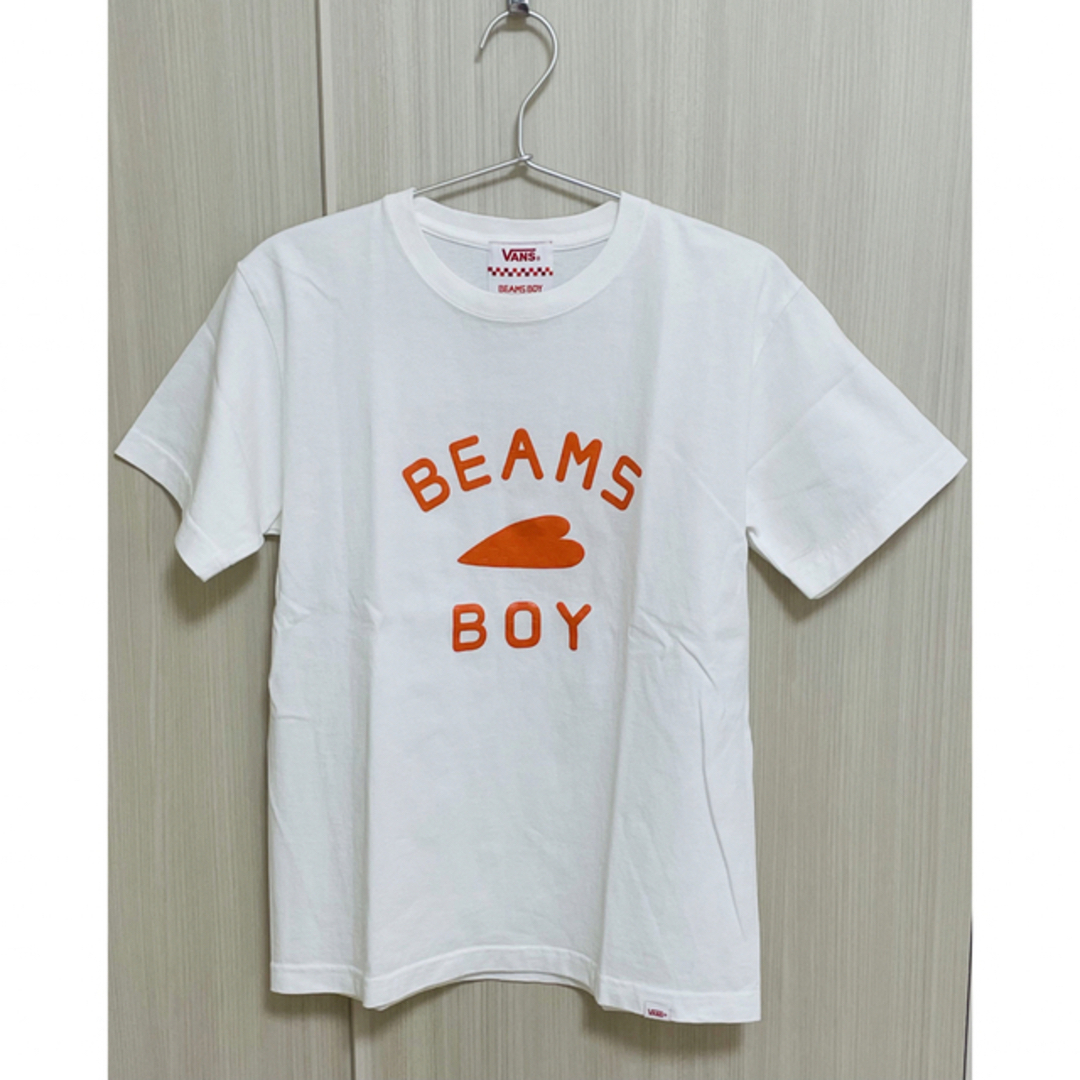 BEAMS BOY(ビームスボーイ)の【おまけ付き】VANS×BEAMS BOY  別注 ロゴ Tシャツ 美品 コラボ レディースのトップス(Tシャツ(半袖/袖なし))の商品写真