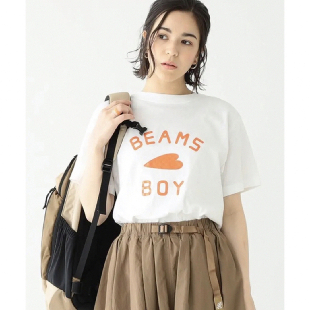 BEAMS BOY(ビームスボーイ)の【おまけ付き】VANS×BEAMS BOY  別注 ロゴ Tシャツ 美品 コラボ レディースのトップス(Tシャツ(半袖/袖なし))の商品写真