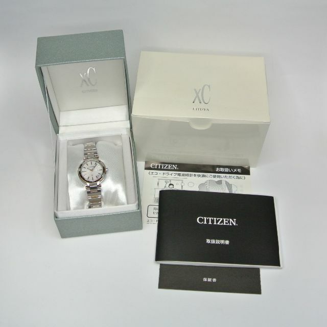 CITIZEN(シチズン)の美品・稼働品 xC クロスシー ミニソル 電波ソーラー　H054-T017908 レディースのファッション小物(腕時計)の商品写真