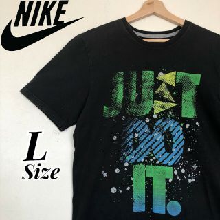 ナイキ(NIKE)のNIKE　ナイキ　 JUST  DO IT　デザインプリント　Tシャツ(Tシャツ/カットソー(半袖/袖なし))