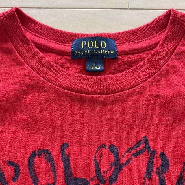 POLO RALPH LAUREN(ポロラルフローレン)のPOLO RALPHLAURENポロラルフローレンTシャツ7 130 キッズ/ベビー/マタニティのキッズ服男の子用(90cm~)(Tシャツ/カットソー)の商品写真