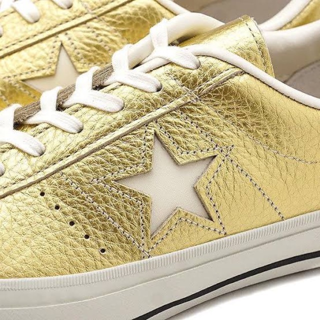 CNVERSE ONE STAR J METALLIC GOLD(23.5cm) - スニーカー