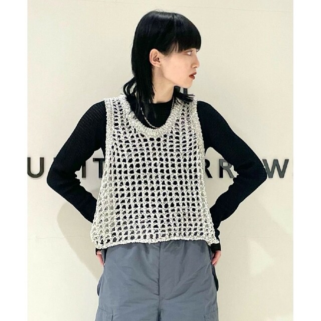 JANE SMITH ジェーンスミス メッシュタンクトップ-