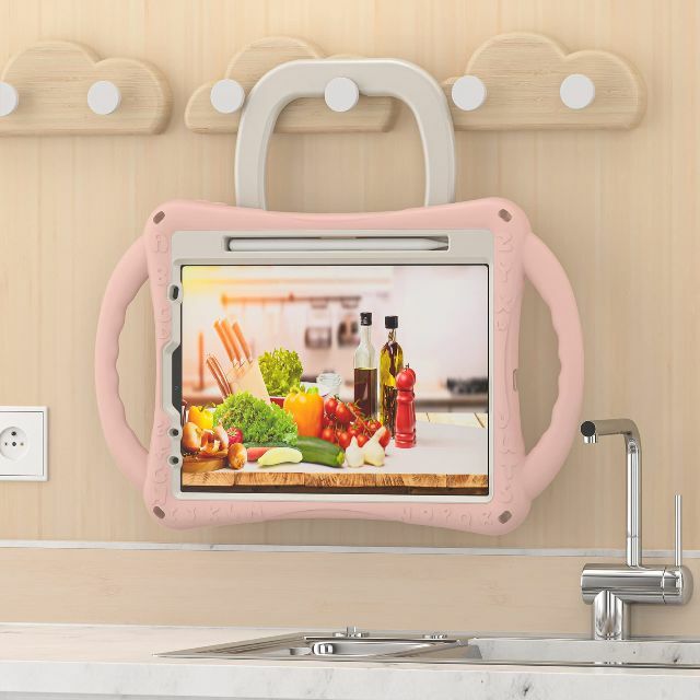 【色: ピンク】回転 iPad Air 第5、4世代 ケース iPad Air5