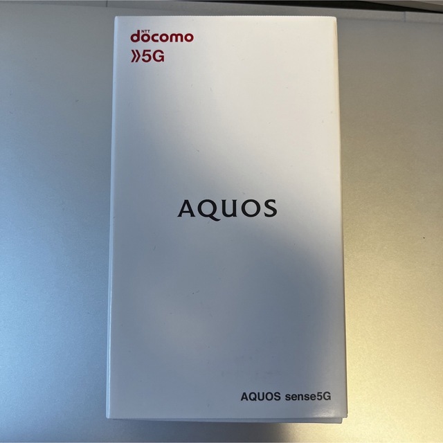 AQUOS(アクオス)のAQUOS sense 5G simロック解除済 スマホ/家電/カメラのスマートフォン/携帯電話(スマートフォン本体)の商品写真
