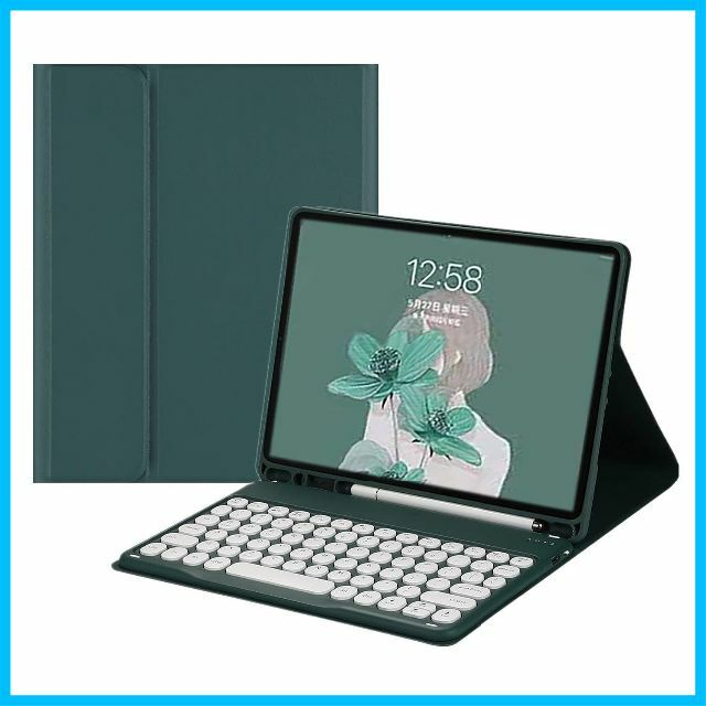 【色: 深緑】2021 iPad9 iPad8 iPad7 iPad Air3
