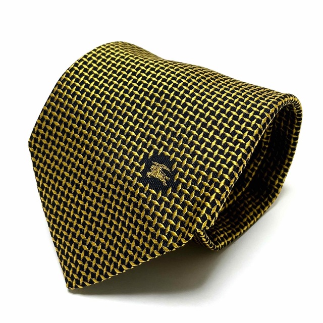 BURBERRY - ✨極美品✨ BURBERRY バーバリー ネクタイ イエロー
