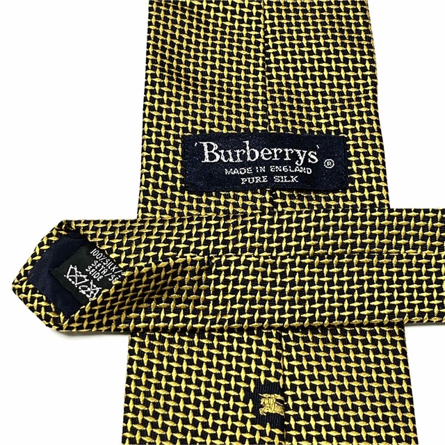 BURBERRY - ✨極美品✨ BURBERRY バーバリー ネクタイ イエロー