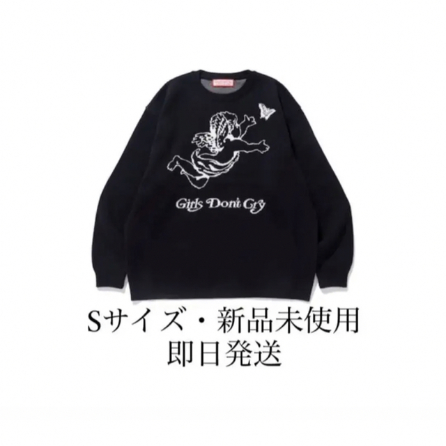 Girls Don't Cry(ガールズドントクライ)のGirls Don’t Cry Angel Knit Sサイズ　新品未使用 メンズのトップス(ニット/セーター)の商品写真