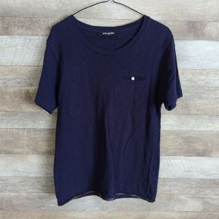 ナノユニバース(nano・universe)のNANO UNIVERSE Tシャツ ネイビー カットソー S(Tシャツ/カットソー(半袖/袖なし))