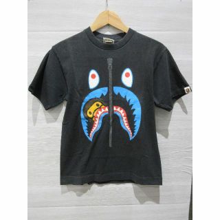 アベイシングエイプ(A BATHING APE)の[U5708]アベイシングエイプ シャーク ブラック Sサイズ(Tシャツ/カットソー(半袖/袖なし))