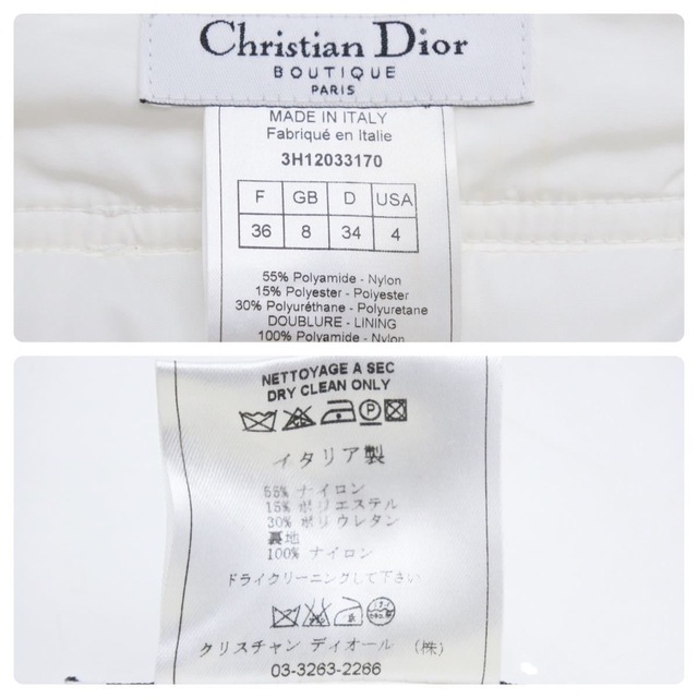 Christian Dior クリスチャンディオール ヴィンテージ ミニスカート ガリアーノ期 3H12033170 サイズ36 良好  50371