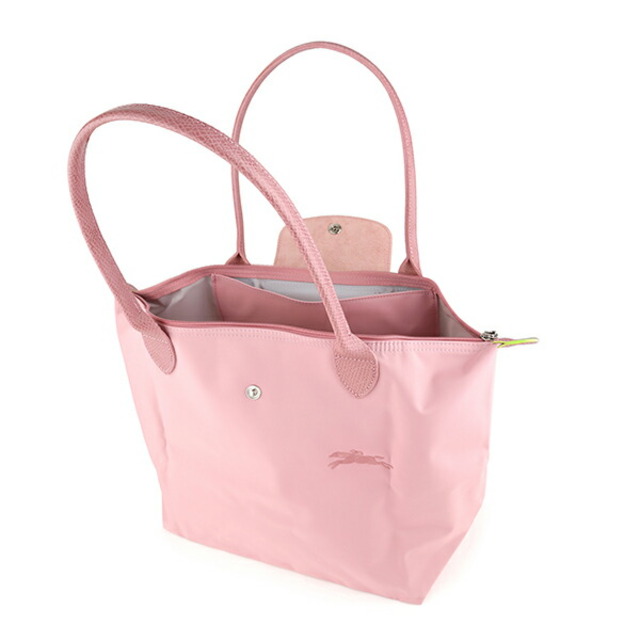 LONGCHAMP(ロンシャン)の新品 ロンシャン LONGCHAMP トートバッグ ル プリアージュ グリーン ショルダーバッグ Mサイズ ペタルピンク レディースのバッグ(トートバッグ)の商品写真