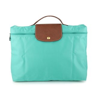 ロンシャン(LONGCHAMP)の新品 ロンシャン LONGCHAMP ブリーフケース ル プリアージュ ブリーフケース Sサイズ ターコイズ(ハンドバッグ)