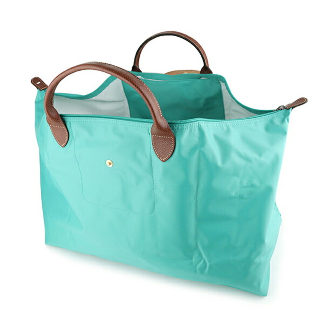 LONGCHAMP(ロンシャン)の新品 ロンシャン LONGCHAMP ボストンバッグ ル プリアージュ トラベルバッグ Mサイズ ターコイズ レディースのバッグ(ボストンバッグ)の商品写真