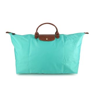 ロンシャン(LONGCHAMP)の新品 ロンシャン LONGCHAMP ボストンバッグ ル プリアージュ トラベルバッグ Mサイズ ターコイズ(ボストンバッグ)