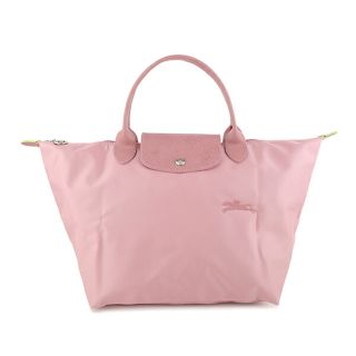 ロンシャン(LONGCHAMP)の新品 ロンシャン LONGCHAMP ハンドバッグ ル プリアージュ グリーン トップハンドルバッグ Mサイズ ペタルピンク(ハンドバッグ)