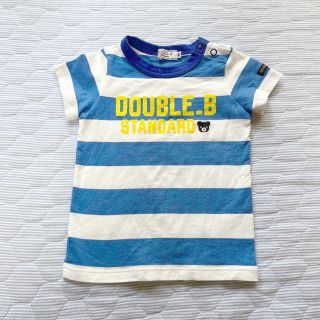 ダブルビー(DOUBLE.B)のミキハウス　ダブルビー　ボーダーTシャツ　80  (Ｔシャツ)