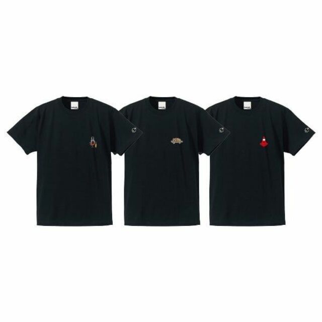 DORCUS-TBSドーカス ワッペン 3P Tシャツ ブラックXL 3枚セット