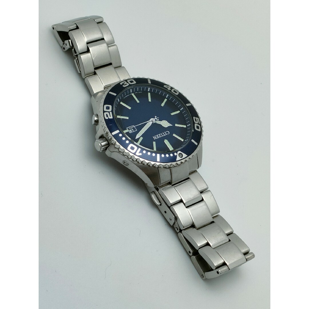 CITIZEN(シチズン)の希少人気型　シチズン　オルタナ　電波ソーラー　200m防水  　ダイバー　電波 メンズの時計(腕時計(アナログ))の商品写真