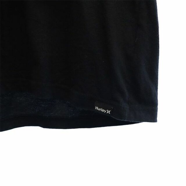 Hurley(ハーレー)のハーレー フィッシュ プリント 半袖 Tシャツ M ブラック Hurley クルーネック メンズ 【中古】  【230605】 メール便可 メンズのトップス(Tシャツ/カットソー(半袖/袖なし))の商品写真