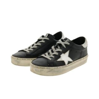 ゴールデングース(GOLDEN GOOSE)のGOLDEN GOOSE スニーカー 35(23cm位) 黒xシルバー 【古着】【中古】(スニーカー)