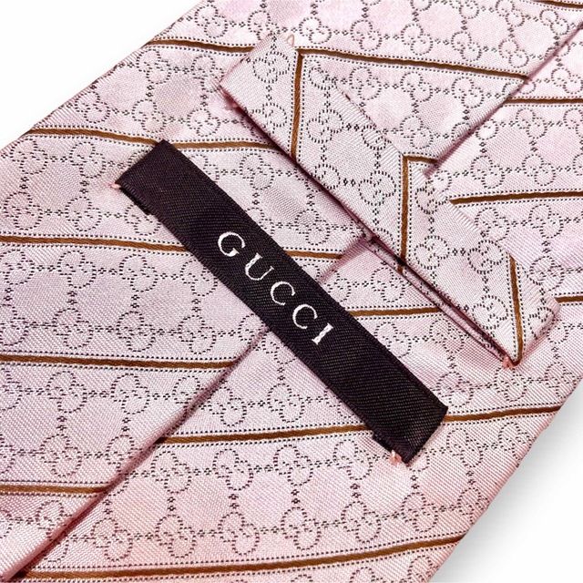 ☆国内最安値に挑戦☆ GUCCI グッチ イタリア製シルクネクタイ GG柄