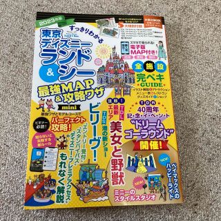 ディズニー(Disney)の東京ディズニーランド＆シー 最強MAP＆攻略ワザmini 攻略本 ガイド2023(地図/旅行ガイド)