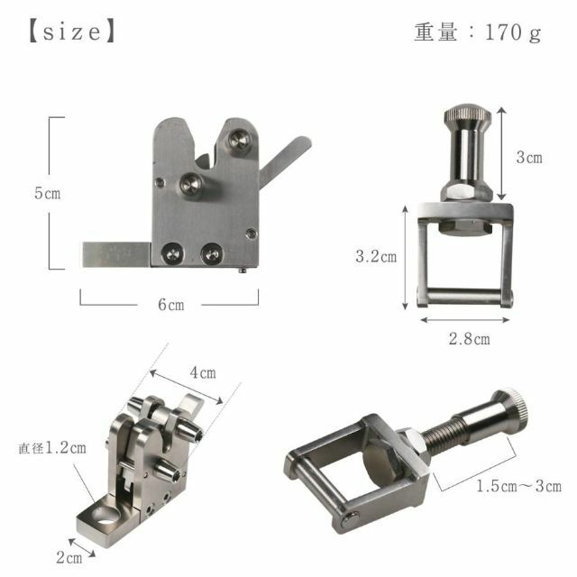 新品】64チタン製 クエ用 スナッチロック式 石突固定金具の通販 by 