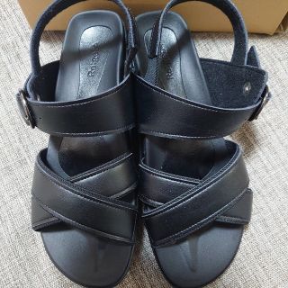 リゲッタ(Re:getA)のリゲッタ　黒　サンダル　Lサイズ(サンダル)