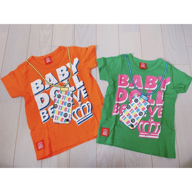 BABYDOLL(ベビードール)のBABY DOLL お揃いTシャツ キッズ/ベビー/マタニティのキッズ服女の子用(90cm~)(Tシャツ/カットソー)の商品写真